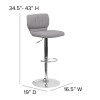 Flash Furniture Gray Fabric Barstool, Model# CH-132330-GYFAB-GG 4