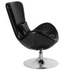 Flash Furniture Egg Series Black Leather Egg Series Chair, Model# CH-162430-BK-LEA-GG 7