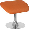 Flash Furniture Egg Series Orange Fabric Ottoman, Model# CH-162430-O-OR-FAB-GG