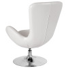 Flash Furniture Egg Series White Leather Egg Series Chair, Model# CH-162430-WH-LEA-GG 5