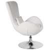 Flash Furniture Egg Series White Leather Egg Series Chair, Model# CH-162430-WH-LEA-GG 7
