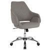 Flash Furniture Madrid Lt Gray Fabric Mid-Back Chair, Model# CH-177280-LGY-F-GG