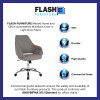 Flash Furniture Madrid Lt Gray Fabric Mid-Back Chair, Model# CH-177280-LGY-F-GG 3
