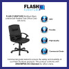 Flash Furniture Black LeatherSoft Task Chair, Model# CH-197220X000-BK-GG 3