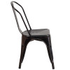 Flash Furniture Aged Black Metal Outdoor Chair, Model# CH-31230-BQ-GG 7