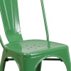 Flash Furniture Green Metal Chair, Model# CH-31230-GN-GG 6