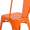 Flash Furniture Orange Metal Chair, Model# CH-31230-OR-GG 6