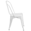 Flash Furniture White Metal Chair, Model# CH-31230-WH-GG 7
