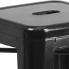 Flash Furniture 30" Black No Back Metal Stool, Model# CH-31320-30-BK-GG 6