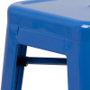 Flash Furniture 30" Blue No Back Metal Stool, Model# CH-31320-30-BL-GG 6