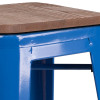 Flash Furniture 30" Blue Metal Barstool, Model# CH-31320-30-BL-WD-GG 6
