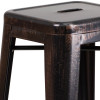 Flash Furniture 30" Aged Black NoBack Stool, Model# CH-31320-30-BQ-GG 5