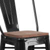 Flash Furniture 30" Black Metal Barstool, Model# CH-31320-30GB-BK-WD-GG 6