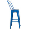 Flash Furniture 30" Blue Metal Outdoor Stool, Model# CH-31320-30GB-BL-GG 7