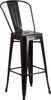 Flash Furniture 30" Aged Black Metal Stool, Model# CH-31320-30GB-BQ-GG