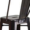 Flash Furniture 30" Aged Black Metal Stool, Model# CH-31320-30GB-BQ-GG 6