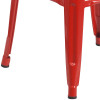 Flash Furniture 30" Red No Back Metal Stool, Model# CH-31320-30-RED-GG 6