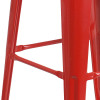 Flash Furniture 30" Red Metal Barstool, Model# CH-31320-30-RED-WD-GG 6