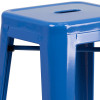 Flash Furniture 23.75SQ Blue Metal Bar Set, Model# CH-31330B-2-30SQ-BL-GG 5