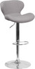 Flash Furniture Gray Fabric Barstool, Model# CH-321-GYFAB-GG