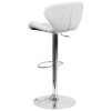 Flash Furniture White Vinyl Barstool, Model# CH-321-WH-GG 5