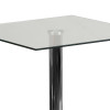 Flash Furniture 23.75SQ Glass Table-30 Base, Model# CH-4-GG 5