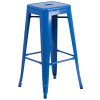 Flash Furniture 24RD Blue Metal Bar Set, Model# CH-51080BH-2-30SQST-BL-GG 4