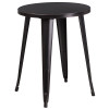 Flash Furniture 24RD Aged Black Table Set, Model# CH-51080TH-2-18ARM-BQ-GG 3