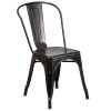 Flash Furniture 24RD Aged Black Table Set, Model# CH-51080TH-2-18CAFE-BQ-GG 4
