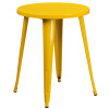 Flash Furniture 24RD Yellow Metal Table Set, Model# CH-51080TH-2-18CAFE-YL-GG 3