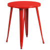 Flash Furniture 24RD Red Metal Table Set, Model# CH-51080TH-2-18VRT-RED-GG 3