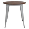 Flash Furniture 30RD Silver Metal Table, Model# CH-51090-29M1-SIL-GG 3
