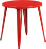 Flash Furniture 30RD Red Metal Table, Model# CH-51090-29-RED-GG