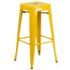 Flash Furniture 30RD Yellow Metal Bar Set, Model# CH-51090BH-2-30SQST-YL-GG 4