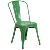 Flash Furniture 30RD Green Metal Set, Model# CH-51090TH-2-18CAFE-GN-GG 4