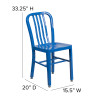 Flash Furniture Blue Indoor-Outdoor Chair, Model# CH-61200-18-BL-GG 4