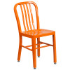 Flash Furniture Orange Indoor-Outdoor Chair, Model# CH-61200-18-OR-GG
