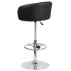 Flash Furniture Black Vinyl Barstool, Model# CH-TC3-1066L-BK-GG 5