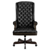 Flash Furniture Black High Back Leather Chair, Model# CI-360-BK-GG 5