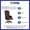 Flash Furniture Brown High Back Leather Chair, Model# CI-360-BRN-GG 3