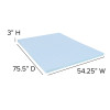 Flash Furniture Capri Comfortable Sleep 12" Mattress and Topper Bundle, Model# CL-E230P-3M35-F-GG 5