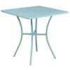 Flash Furniture 28SQ Sky Blue Patio Table Set, Model# CO-28SQ-02CHR4-SKY-GG 3