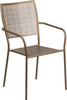 Flash Furniture Gold Square Back Patio Chair, Model# CO-2-GD-GG