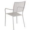 Flash Furniture Gray Square Back Patio Chair, Model# CO-2-SIL-GG 5