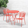 Flash Furniture 30RD Coral Fold Patio Set, Model# CO-30RDF-03CHR2-RED-GG 2