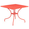Flash Furniture 35.5SQ Coral Patio Table Set, Model# CO-35SQ-02CHR2-RED-GG 3
