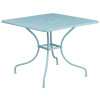 Flash Furniture 35.5SQ Sky Patio Table Set, Model# CO-35SQ-02CHR4-SKY-GG 3