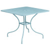 Flash Furniture 35.5SQ Sky Patio Table Set, Model# CO-35SQ-03CHR2-SKY-GG 3