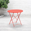 Flash Furniture 30RD Coral Folding Patio Table, Model# CO-4-RED-GG 2