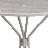 Flash Furniture 35.25RD Light Gray Patio Table, Model# CO-7-SIL-GG 6